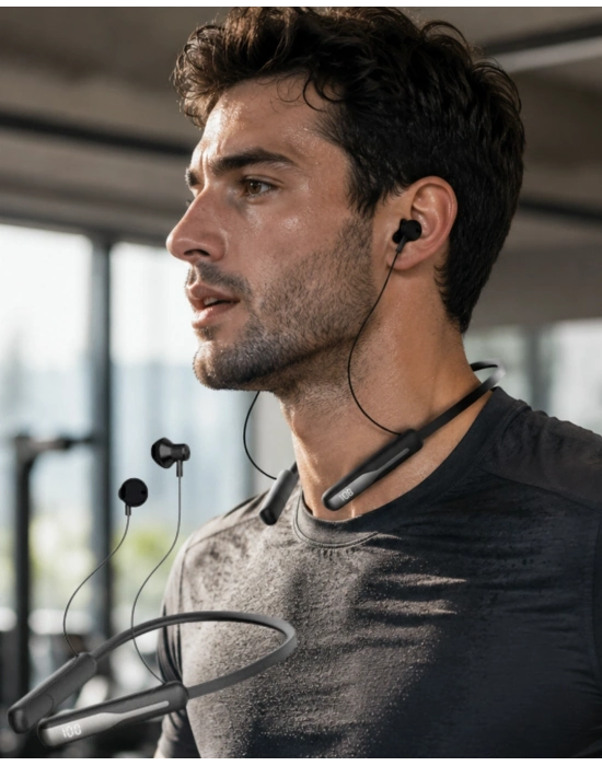 Kablosuz Neckband Kulaklık Bluetooth 5.4 Manyetik Tasarımlı