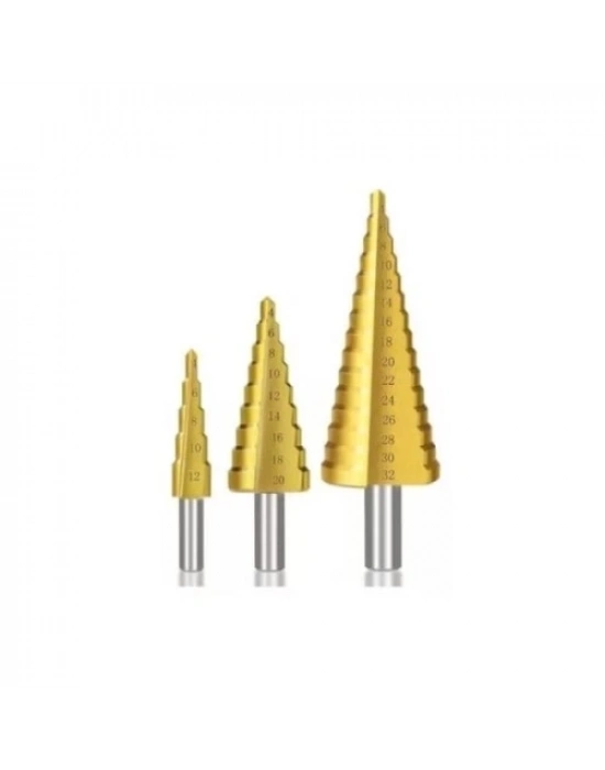 Kademeli Matkap Ucu Sac Delme Panç Seti