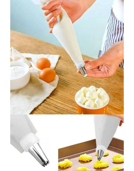 Krema Sıkma Seti 10 Parça