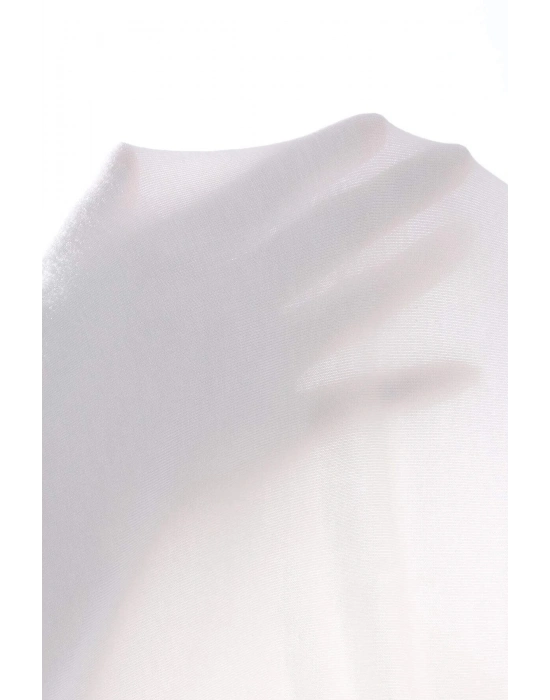 Kadın Beyaz Tek Omuz Cut Out Detaylı Crop Top Bluz – Şık, Rahat ve Kolay Kombinlenebilir