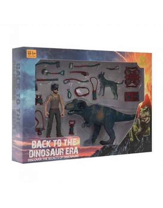 ® KADIN FİGÜRLÜ DİNOZOR SET-MEGA