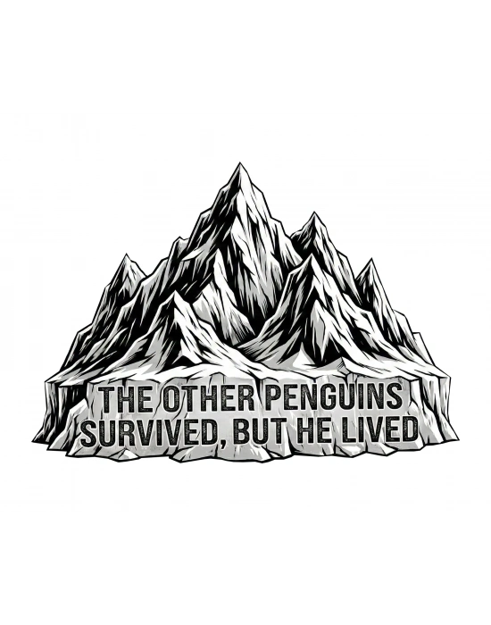 Kadın Nihilist Penguen Temalı Oversize Bisiklet Yaka Tişört - Beyaz