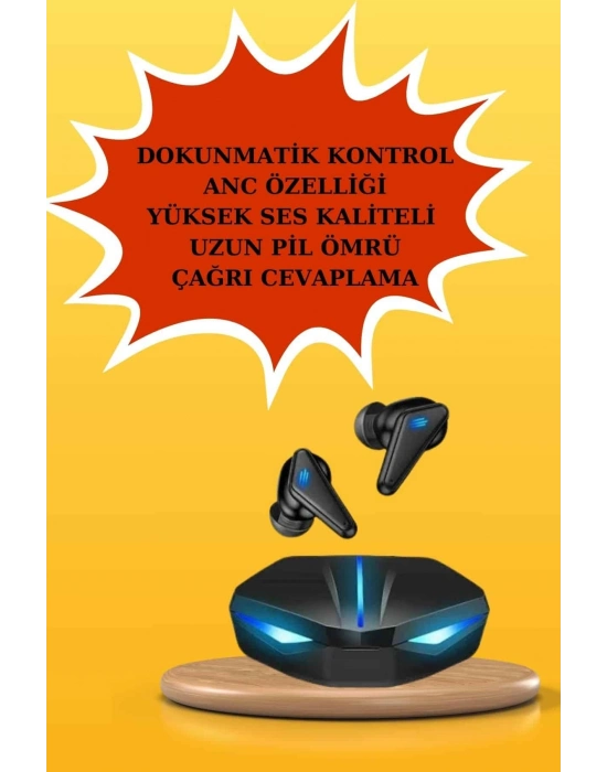 ® Kadınlar İçin Dokunmatik Ekran Akıllı Saat ve Gamer Kablosuz Bluetooth Kulaklık ANC Özelliği