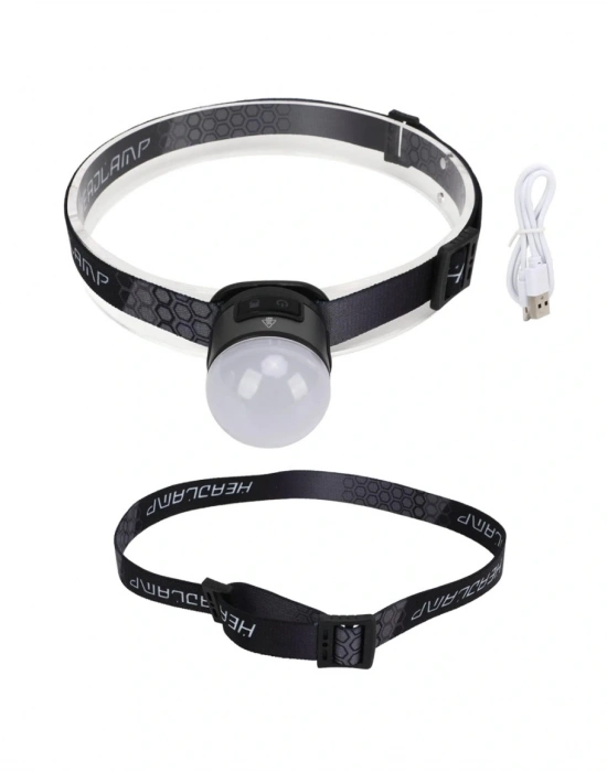 Kafa Lambası Kafa Feneri Şarjlı Profesyonel Cob Fener 7 Modlu