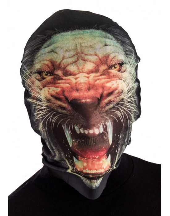 Kafaya Tam Geçmeli Aslan Maskesi - Streç Aslan Maskesi Model 3