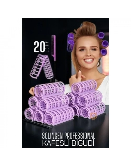 Kafes Gece Bigudisi 2.5 cm 20 Adet Solingen Professional