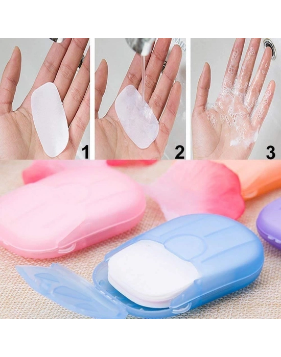 Kağıt Seyahat Sabunu 20 Adet