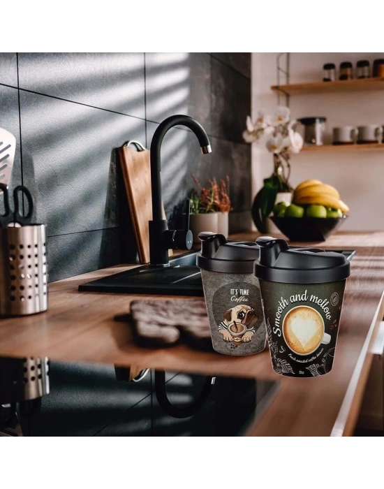 Kahve Bardağı - Termoslu 400ml - 13,5 Oz