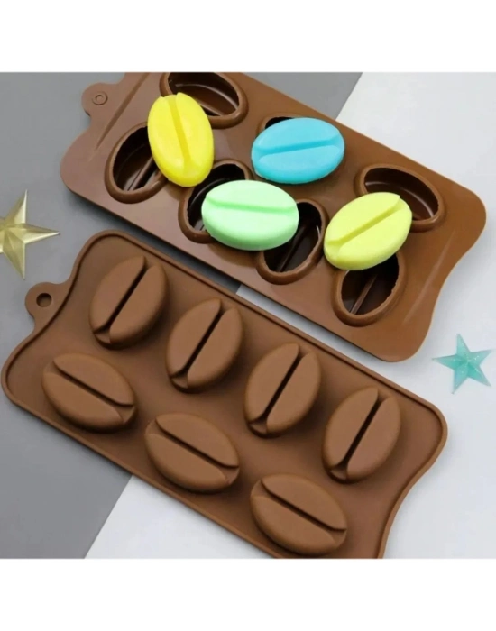 Kahve Çekirdeği Şekilli Silikon Kalıp