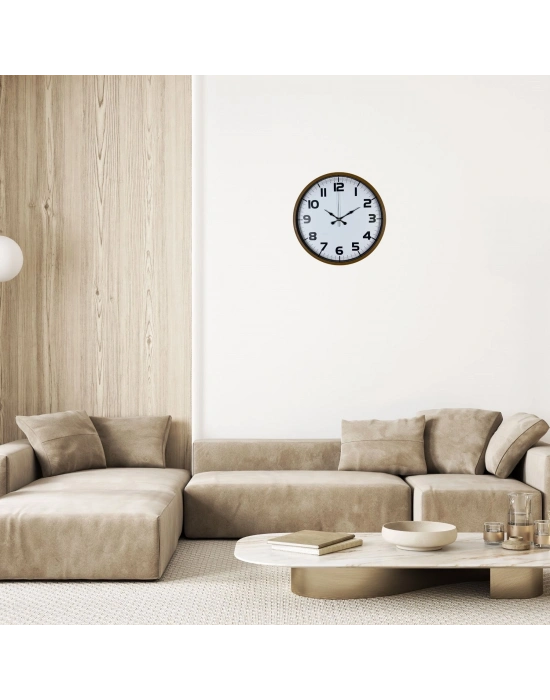 Kahverengi 36 Cm Standart Duvar Saati