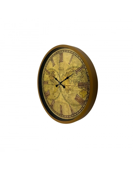 Kahverengi Vintage 36 Cm Duvar Saati