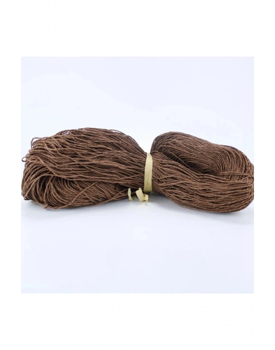 KahveRenk Renk Çile Kağıt İp Çanta Ipi Supla Ipi  No:43 - (550-600 gr)