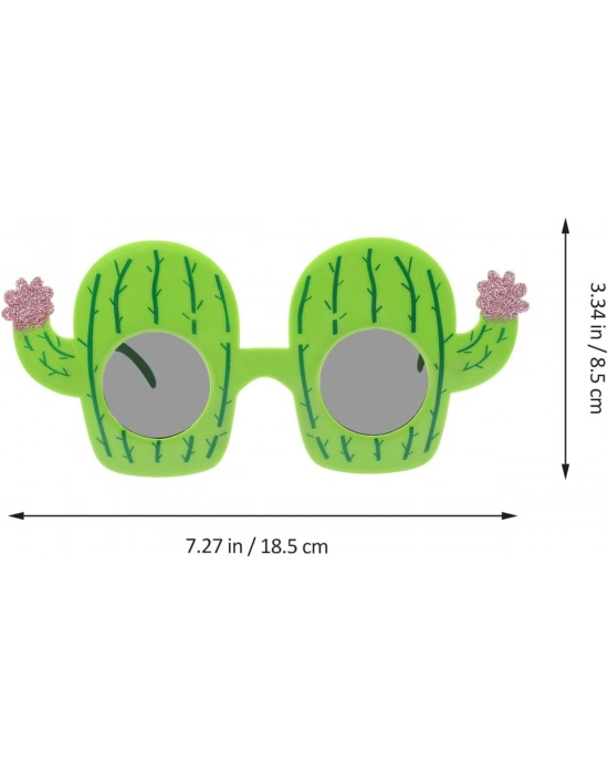 Kaktüs Temalı Hawaii Yaz Partisi Gözlüğü