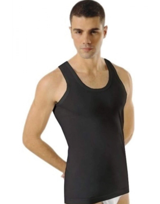 Kalın Askılı Klasik Erkek Atlet Siyah - 1151A