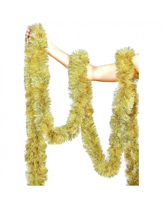 Kalın Simli Parti Süsü 2 Metre Altın