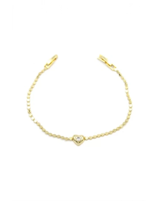 Kalp Bileklik - Altın