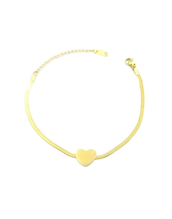 Kalp Bileklik - Altın