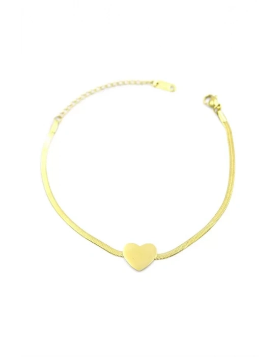 Kalp Bileklik - Altın