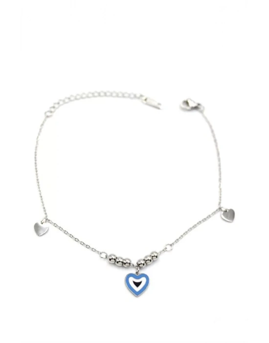 Kalp Halhal - Gümüş