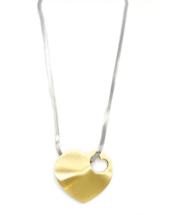 Kalp Kolye - Altın
