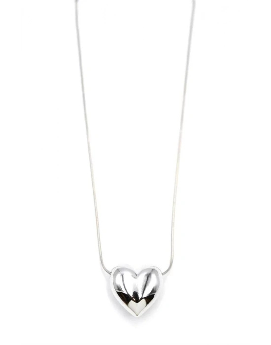 Kalp Kolye - Gümüş