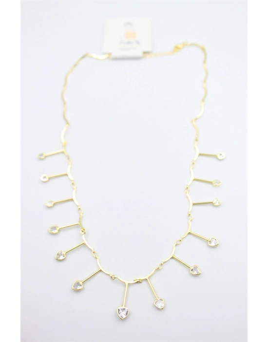 Kalp Sallantılı Kolye - Altın