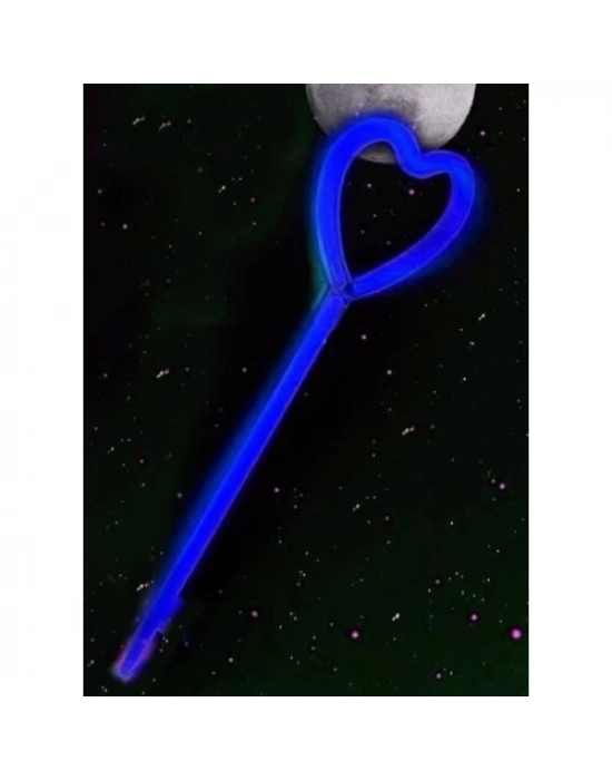 Kalp Şekili Glow Çubuk Seti 6 Adet