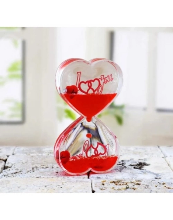 Kalp Şeklinde Jel Kum Saati