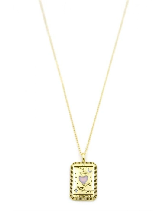 Kalp Tarot Kolye - Altın