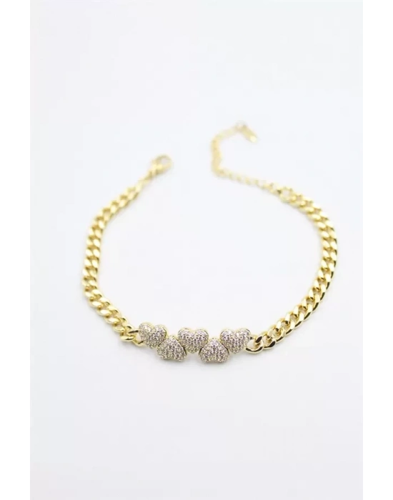 Kalp Xuping Bileklik - Altın