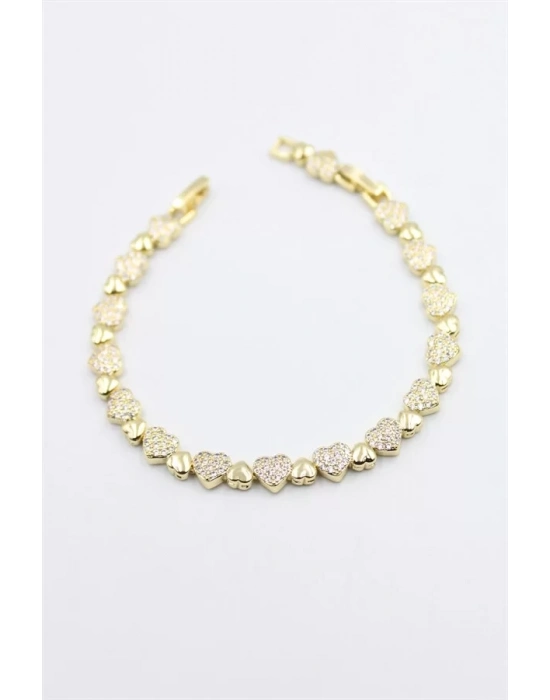 Kalp Xuping Bileklik - Altın