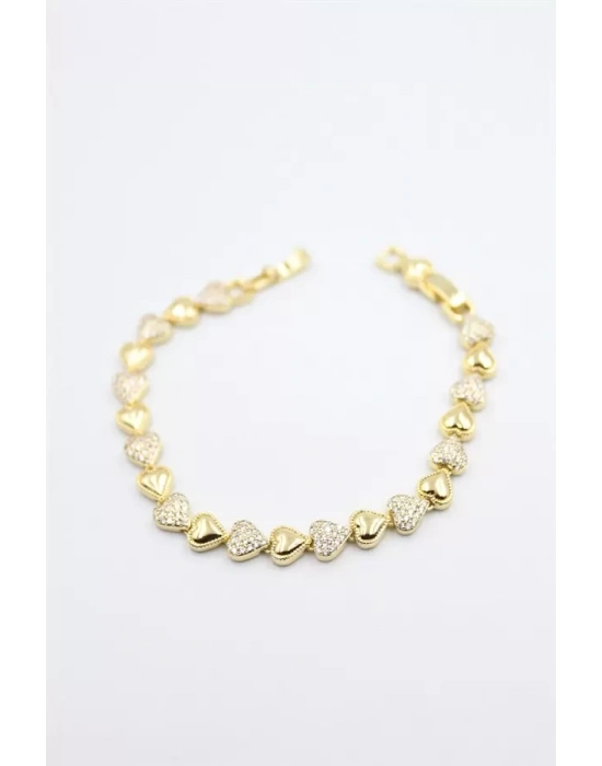 Kalp Xuping Bileklik - Altın