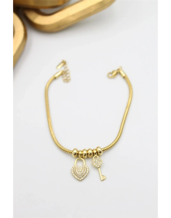 Kalp Xuping Bileklik - Altın