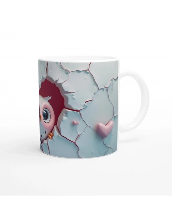 Kalpli Çatlağın Ardından Bakan Baykuş Temalı Baskılı Kupa Bardak