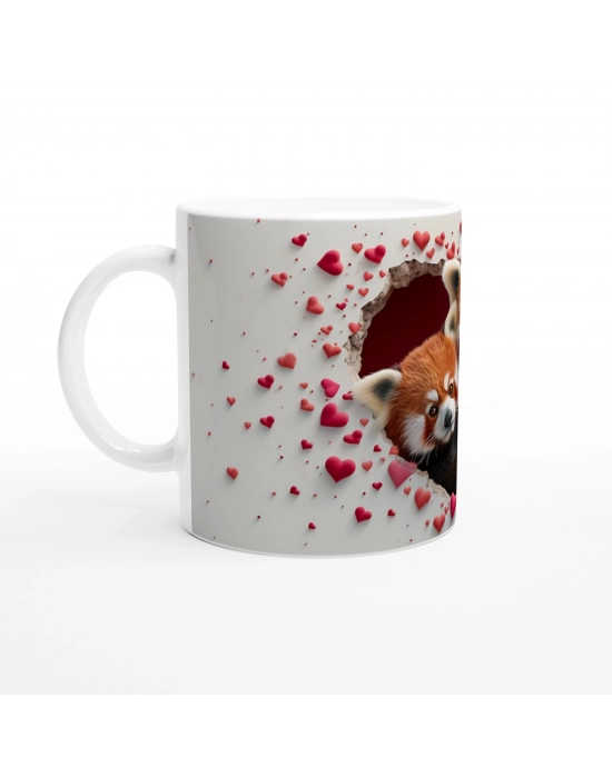 Kalpli Duvarın Ardından Bakan Kızıl Panda Temalı Baskılı Kupa Bardak