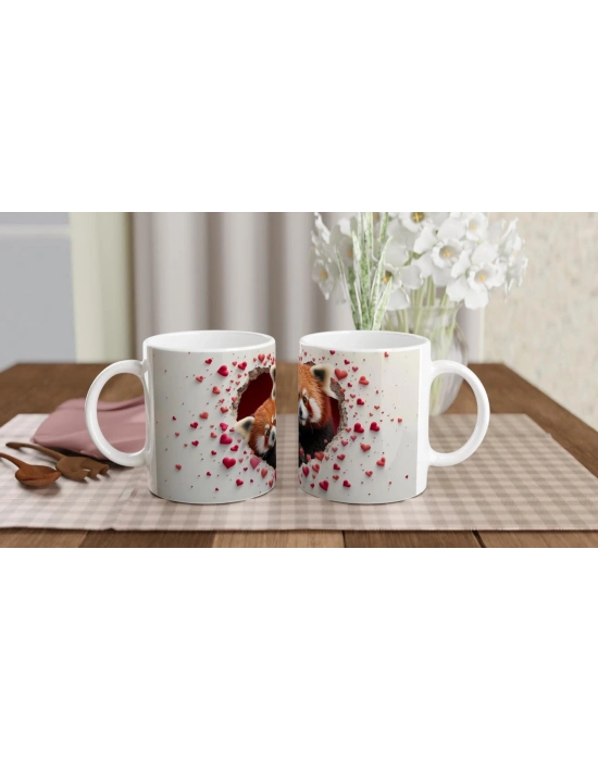 Kalpli Duvarın Ardından Bakan Kızıl Panda Temalı Baskılı Kupa Bardak