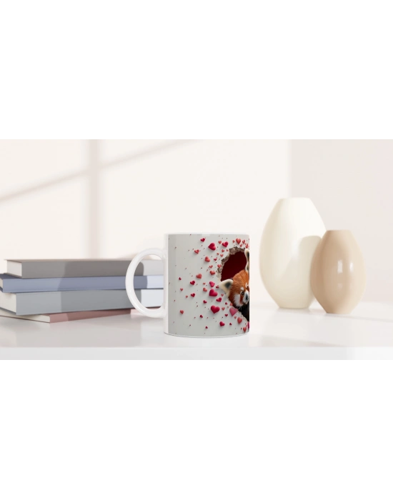 Kalpli Duvarın Ardından Bakan Kızıl Panda Temalı Baskılı Kupa Bardak