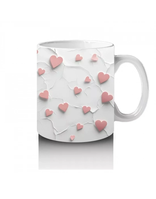 Kalpli Fon Üzerinde Zürafa – Baskılı Kahve Kupası