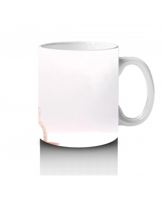 Kalpli Gözlerle Bakan Sevimli Baykuş – Baskılı Kahve Kupası