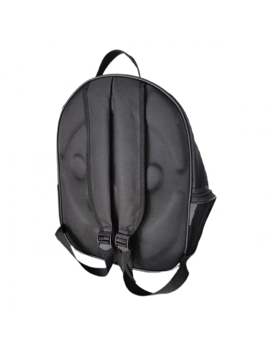 Kalpli Patili Astronot Şeffaf Taşıma Sırt Çantası Siyah 24x32x42 cm