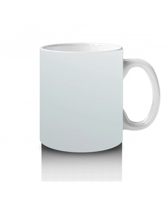 Kalpli Pembe Zemin Üzerinde Sevimli Deniz Kaplumbağası - Baskılı kahve kupası