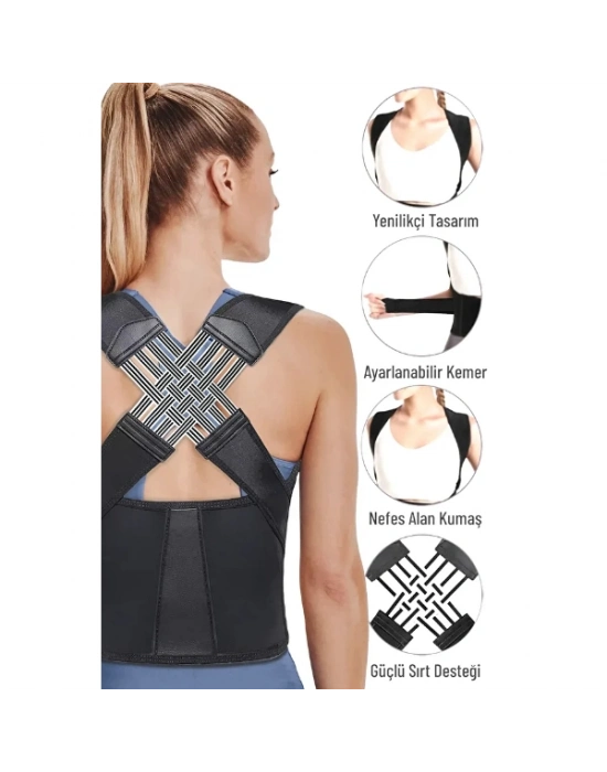 Kamburluk Önleyici Dik Duruş Korsesi