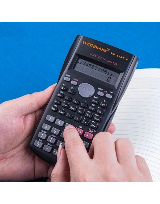 ®  Kapaklı 240 Fonksiyonlu, Pilli Bilimsel Hesap Makinası