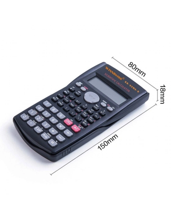 ®  Kapaklı 240 Fonksiyonlu, Pilli Bilimsel Hesap Makinası