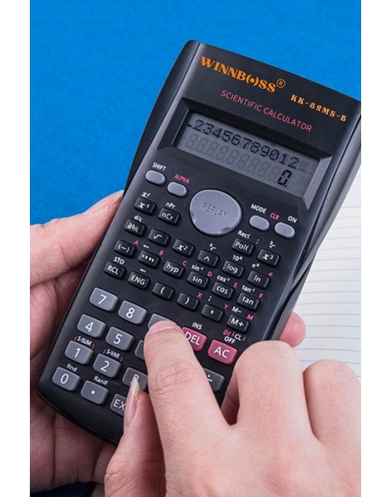 ®  Kapaklı 240 Fonksiyonlu, Pilli Bilimsel Hesap Makinası