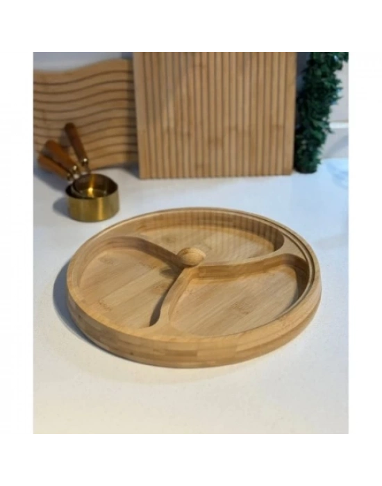 Kapaklı 3 Bölmeli Çerezlik