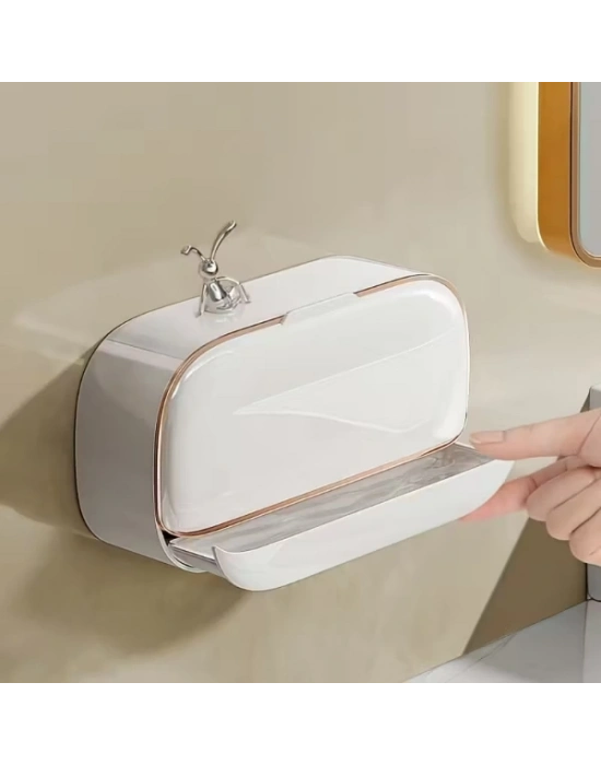 Kapaklı Ve Drenaj Bölmeli Duvara Monte Sabunluk