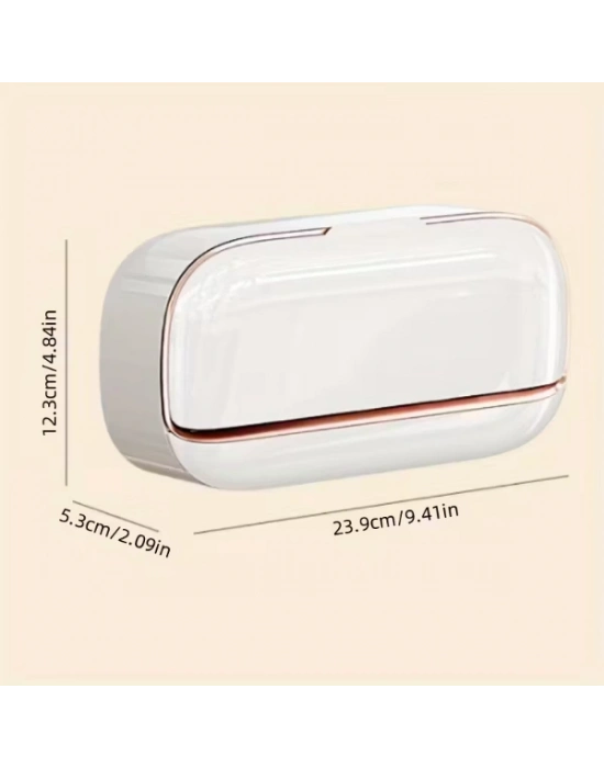 Kapaklı Ve Drenaj Bölmeli Duvara Monte Sabunluk