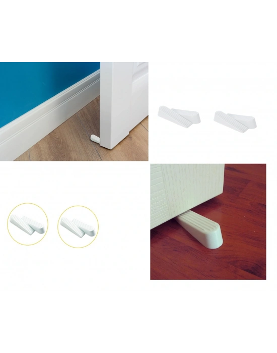 Kapı Stoperi - Kapı Altı Stoperi - Beyaz 4 Adet