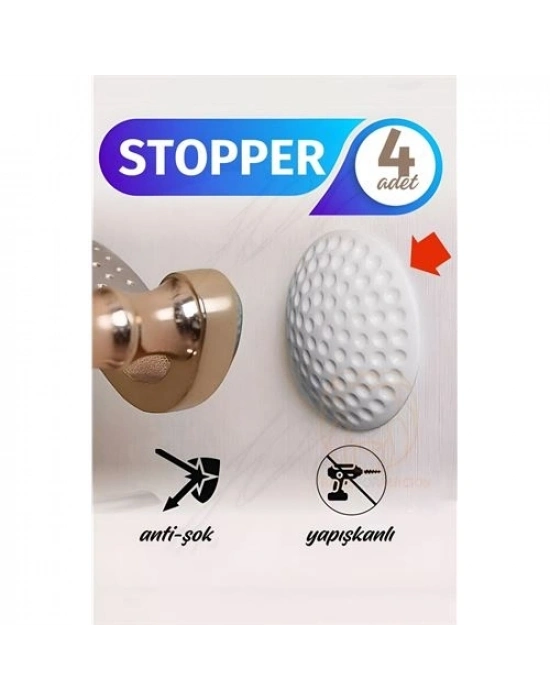 Kapı Stopperi Golf Topu Model Kapı Çarpma Önleyici 4 Adet 721172